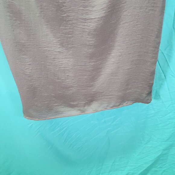 H&M Womens Gray Shift Dress Size 8 3/4 Sleeves Back Zipper Knee-Length - Picture 10 of 10